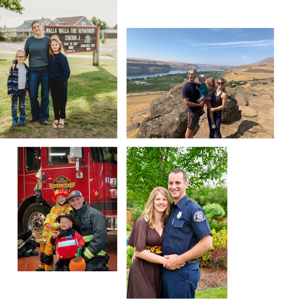 Josh and Liz Fiedler with their daughter Vidalia