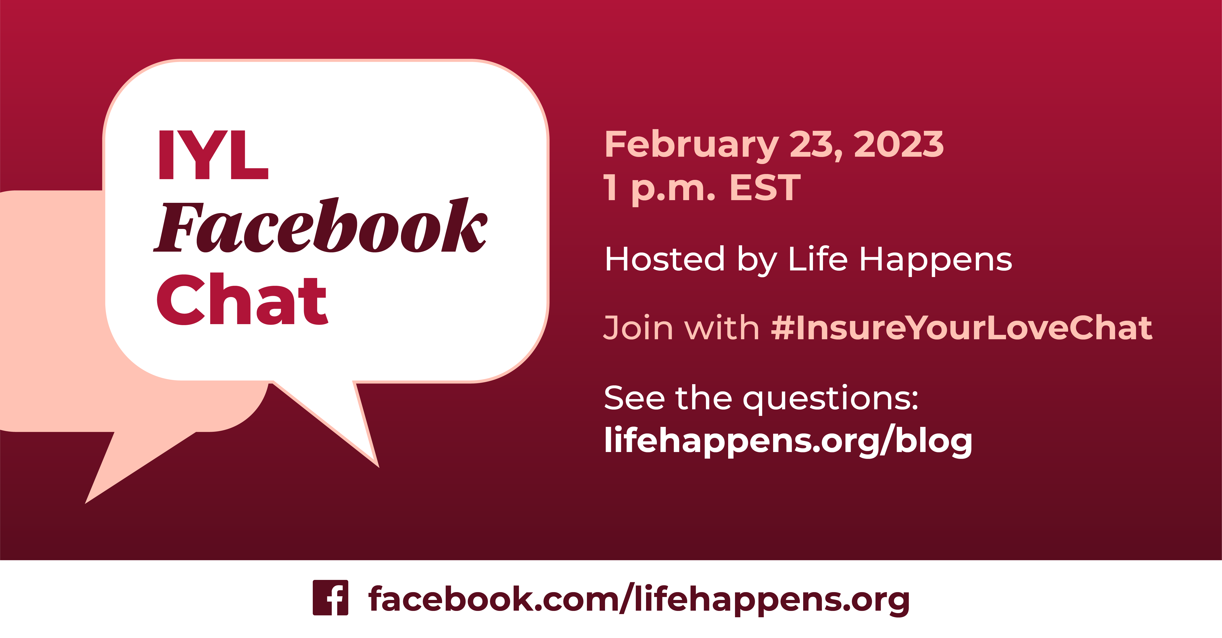 graphic_IYL_2023_Twitter_Chat_1200x675 Insure Your Love Facebook Chat hosted by Life Happens
